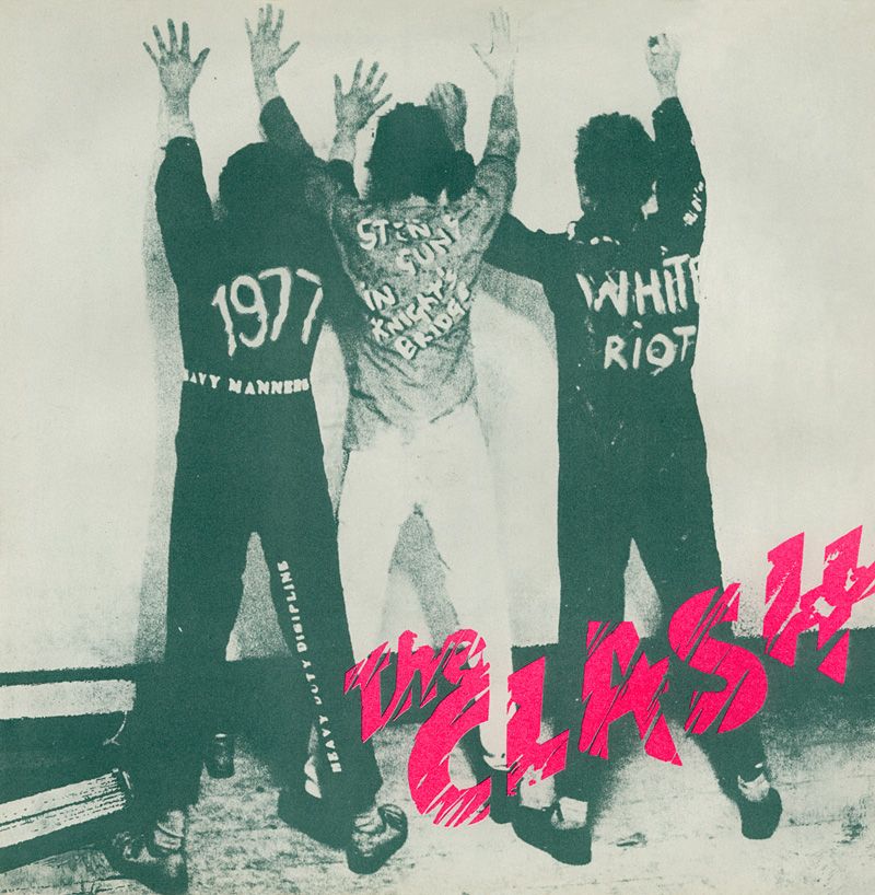 The Clash - White Riot single art