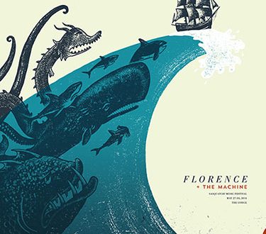 Top 1 Florence + The Machine poster by Andrew Saeger